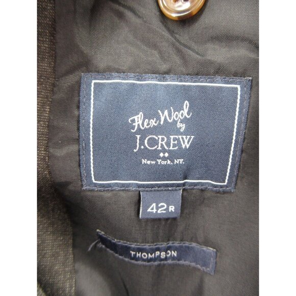 J Crew Sport Coat 42 Thompson Blazer Flex Wool Jacket Formal Business - Picture 10 of 12